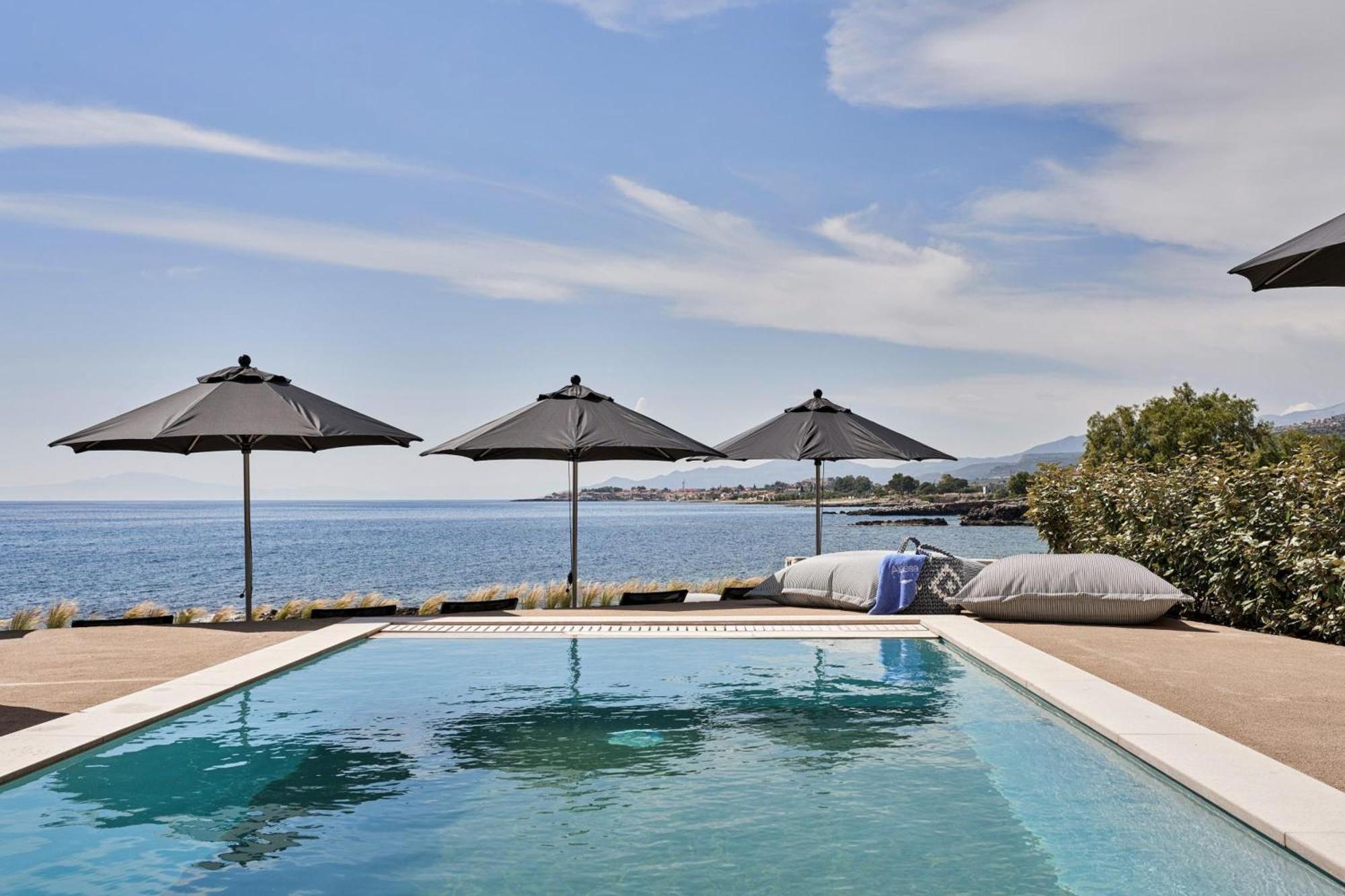 Beachfront Alassa Villas With Private Pools Kotronion  Esterno foto