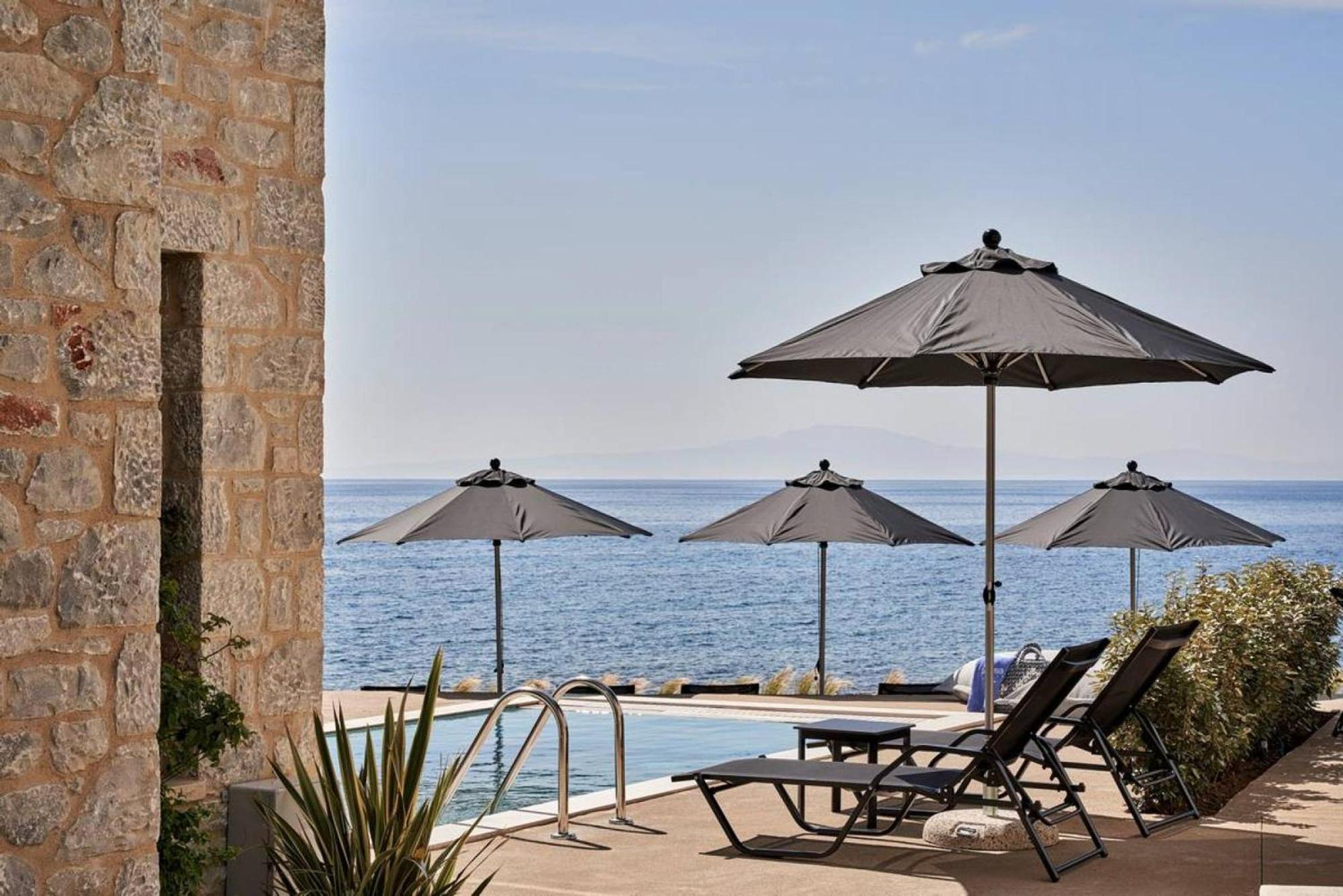 Beachfront Alassa Villas With Private Pools Kotronion  Esterno foto